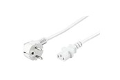 Voedingskabel (extern) - Pro Power cable C13 1x90° - Wit - 2m - 4040849951404