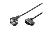 Voedingskabel (extern) - Pro Power cable C13 2x90° - Zwart - 1.5m - 4040849960420