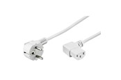 Voedingskabel (extern) - Pro Power cable C13 2x90° - Wit - 2m - 4040849954245