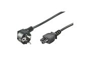 Voedingskabel (intern) - Pro Voedingskabel C5 (Mickey Mouse) - Zwart - 90° - 1.8m - PC-C5B-1-8M-B