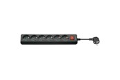 Voedingskabel (extern) - Pro Stroom Socket x6 - Bk - Schakelaar - 1.5m - 4040849512902