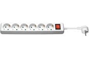 Voedingskabel (extern) - Pro Power Socket x6 - w/Switch - 1.5m - White - 4040849512889