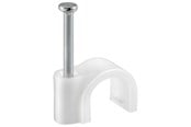 Kabelgoot, Kabelhoes & Kabelbinders - Pro Cable Clip - White - 5mm - 4040849170775