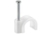 Kabelgoot, Kabelhoes & Kabelbinders - Pro Kabelclip - Wit - 12mm - 4040849170836