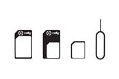 Mobiel - Overige accessoires - CELLY SIM-kort adapterset - SIMKITAD