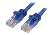 Netwerk - kabel - StarTech.com Snagless Cat 5e UTP Patch Cable - 45PAT3MBL