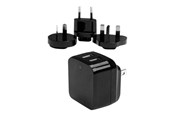 Tablet - Adapters & Opladers - StarTech.com Dubbele poort USB-wandlader 17W/3.4A - USB2PACBK
