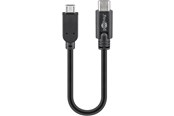 USB-kabel - Pro USB 3.1 C - MicroUSB B - 0,20 m - 4040849678950