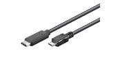 USB-kabel - Pro USB 3.1 C - MicroUSB B - 0,50 m - 4040849679933