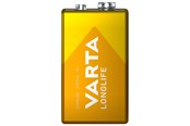 Batterij - VARTA Longlife - 9 V - 1-pack - 42334