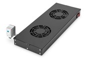 Rackkoffers - DIGITUS DN-19 FAN-2-HO-SW - 1U Fan Ventilation Unit - DN-19 FAN-2-HO-SW
