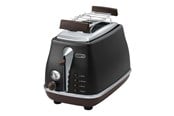 Broodrooster - DeLonghi Broodrooster Icona Vintage CTOV 2103.BK - CTOV 2103.BK