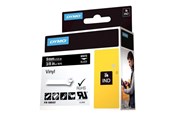 Papier, fotopapier en etiketten - DYMO ® Rhino Industrial Tape 9 mm x 5.5m coloured vinyl white on black - 1805437