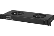 Rackkoffers - TOTEN Fan unit - black RAL 9004 - 1U - SA.2902.0301