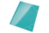 Mapper en Klemborden - Leitz WOW 3-Klepsmap, Karton Ijsblauw - 39820051