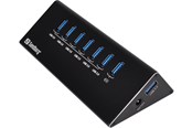 USB hub - Sandberg USB 3.0 Hub 7 poorten USB hub - 7 - USB 3.0 - Zwart - 133-82