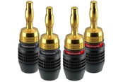 Audiokabel - ClickTronic Banana Plug SL - 4 stuks - 4040849525469