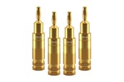 Audiokabel - ClickTronic Bananenstekker - 4 stuks - 4040849539831