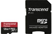 Geheugenkaart - Transcend MicroSDXC/SDXC U1 400x - 128GB - TS128GUSDU1