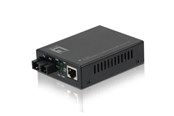 Repeater & zendontvanger - LevelOne GVT-2001 RJ45 to SC Gigabit Media Converter Multi-Mode Fiber 850nm 550m - GVT-2001