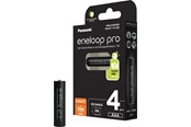 Batterij - Panasonic Eneloop Pro BK-4HCDE/4BE - Battery 4 x AAA - (rechargeable) - 930 mAh - BK-4HCCE/4BE