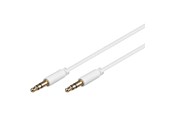 Audiokabel - Pro MiniJack 3.5mm Slim 3P - Wh - 2m - 4040849691133