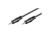 Audiokabel - Pro MicroJack 2.5mm - Zwart - 1.5m - 4040849504570