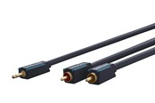 Audiokabel - ClickTronic MiniJack - 2xRCA Cas. - 10m - 4040849704710