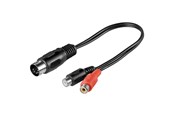 Audiokabel - Pro DIN 5 pins m - 2xRCA F - 0.2m - 4040849500022