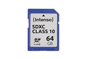 Geheugenkaart - Intenso SD Class 10 - 20MB/s - 64GB - 3411490