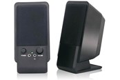 PC - Luidspreker - MediaRange Compact Desk Speakers - Black - Zwart - MROS352