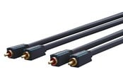 Audiokabel - ClickTronic RCA Stereo Kabel - 1m - 4040849703775