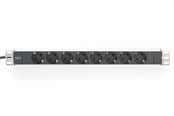 Voedingskabel (extern) - DIGITUS 8-Port -1U - Aluminum PDU - DN-95401