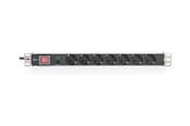 Voedingskabel (extern) - DIGITUS 7-Port - 1U - Aluminum PDU - DN-95403