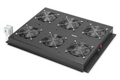 Rackkoffers - DIGITUS DN-19 FAN-6-SRV-B Roof Cooling Unit for Unique Server Cabinets - DN-19 FAN-6-SRV-B