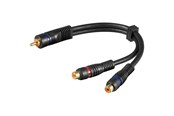Audiokabel - Pro RCA AV / multimedia paneel RCA m - 2xRCA F - 4040849509308