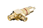 Audiokabel - Pro Audioadapter RCA T-plug - Rood - 4040849113888