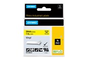 Papier, fotopapier en etiketten - DYMO ® Rhino Industrial Tape 24 mm x 5.5m coloured vinyl black on yellow - 1805431
