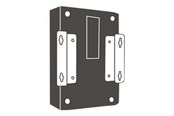 Opbergaccessoires - QNAP beslag til montering på væg - MB-WALL01