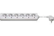 Voedingskabel (extern) - Pro Stroom Socket x6 - Wh - 1.5m - 4040849512964