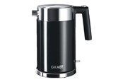 Waterkoker - Graef Waterkoker WK 62 - Roestvrij staal/acryl zwart - 2150 W - WK 62