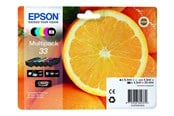 Inkt, toner en verbruiksartikelen - Epson 33 Multipack 5-Pack (Black Geel Magenta Cyaan Photo-Black) - C13T33374010