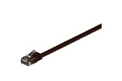 Netwerk - kabel - Pro LAN CAT 6 UTP Flat - Bruin - 1m - 4040849958908