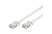 Netwerk - kabel - Pro LAN UTP CAT 6 Flat - Wit - 10m - Wit - 1m - 4040849951510