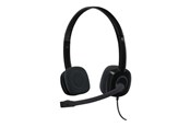 Headphones/Headsets - Logitech H151 Stereo - Black - 981-000589