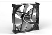 Case Fan - Blacknoise Multiframe M12-P - Case ventilator - 120mm - Zwart met witte vleugels - 29 dBA - ITR-M12-P