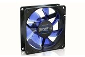 Case Fan - Blacknoise BlackSilentFan X-1 - Case ventilator - 80mm - Zwart met blauwe vleugels - 10 dBA - ITR-X-1
