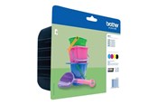 Inkt, toner en verbruiksartikelen - Brother LC221VALBP / LC 221 Value Pack 4-Pack Ink - LC221VALBP