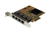 Netwerk-adapter (netwerkkaart, printserver, enz.) - StarTech.com 4-Port PCIe Gigabit Network Adapter Card - ST1000SPEX43