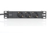 Voedingskabel (extern) - DIGITUS 3-Port - 1U - Aluminum PDU - DN-95411